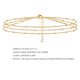 thumbnail image 2 of Pulsera de metal con cuentas de arroz laminada ajustable en oro, 2 of 5