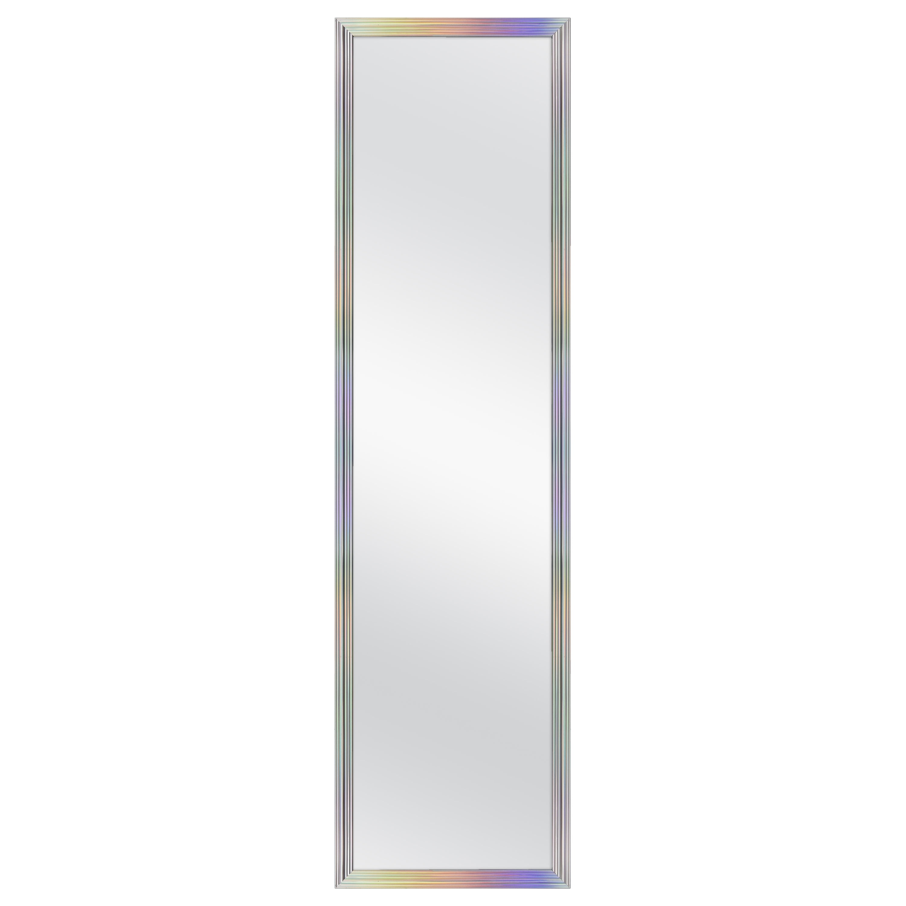 Mainstays 13 38 X 49 38 Iridescent Door Mirror Walmart Com