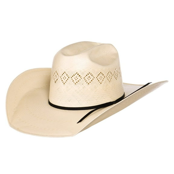 Rodeo King Mens RK 24K Shantung Diamond 4 1/2in Brim Open Crown 67/8 Ivory