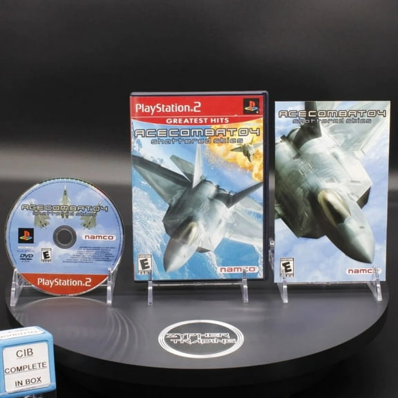 Restored Ace Combat 04: Shattered Skies Sony PlayStation 2 PS2 Greatest Hits