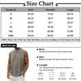 thumbnail image 3 of Kopltyrfg Mens Sleeveless Tank Tops Cut Off Muscle Gym T Shirts Running Beach Loose Fit Tees Khaki XL, 3 of 5