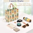 thumbnail image 5 of FORMRS Womens Corduroy Tote Bag Crossbody Shoulder Handbag with Pocket, Sunshine Pineapples, 5 of 7