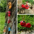 thumbnail image 4 of Metal Garden Yard Art – Cute Large Red Ant Sculpture for Outdoor Wall, Fence, Tree, or Lawn Decoration, Charming Garden Statue, Red, Outdoor Décor, 4 of 8