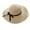 Beige, variant on Visland Beach Sun Hat for Women Bow-Knot UV UPF 50+Travel Foldable Wide Brim Straw Hat