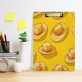 thumbnail image 4 of Hat on Yellow Acrylic Clipboards A4 Standard Letter Size Clipboard 12.5" X 9" Clip Board for Students Teacher Office, 4 of 7