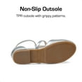 thumbnail image 4 of Girls' Dress Flats with Ankle Strap & Cushioned Heel for Casual or Formal Wear, 4 of 6