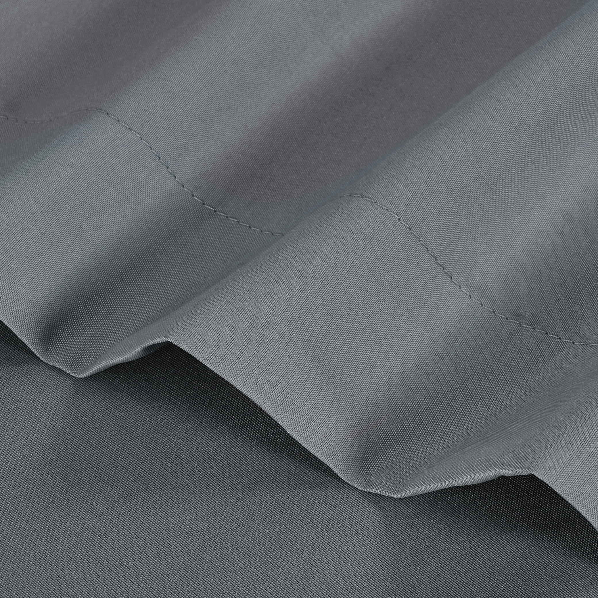 Mainstays Basic Value Microfiber Bed Sheet Set, Soothing Grey, Twin-XL, 3 Piece