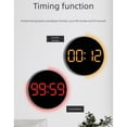 thumbnail image 6 of LED Color Changing Wall Clock Large Modern Design, 6 of 15