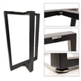 thumbnail image 4 of Heavy Duty Metal Table Legs 28 Inch by 24 Inch T Shape Industrial Desk Legs for Dining Table Office Desk Computer Table and Workbench Black 2 Pack, 4 of 7