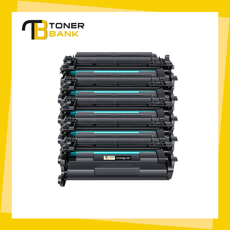 Toner Bank 5-Pack Compatible Toner Cartridge for Canon 057 with Chip image  CLASS LBP226dw LBP227dw image CLASS MF445 MF448dw (Black) 