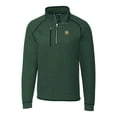 thumbnail image 2 of Men's Cutter & Buck  Heather Green Notre Dame Fighting Irish Alumni Logo Mainsail Sweater-Knit Half-Zip Pullover Jacket, 2 of 3