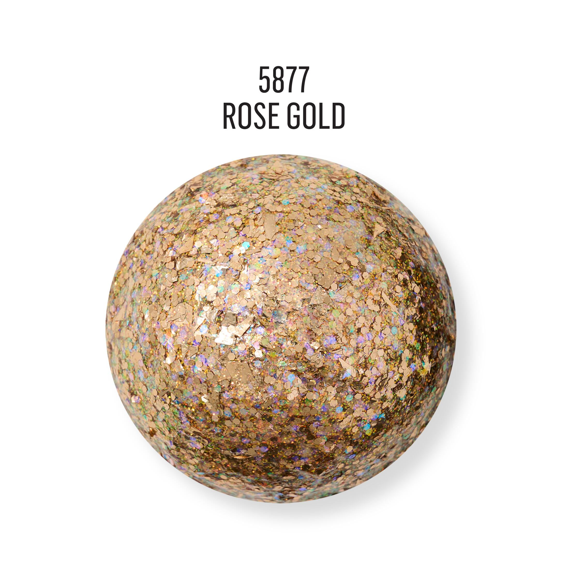 (2 pack) FolkArt Glitterific Acrylic Craft Paint, Glitter Finish, Rose Gold, 2 fl oz