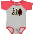 thumbnail image 3 of Inktastic Three Christmas Trees in Plaid and Leopard Print Boys or Girls Baby Bodysuit, 3 of 5