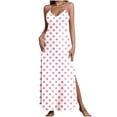 thumbnail image 3 of Fengqque Women's Maxi Dresses Casual Long Summer Sun Dresses Spaghetti Strap Hawaiian Vacation Outfits for Women Multicolor-E XXL(XXL), 3 of 8