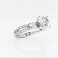 thumbnail image 2 of Ariana Jewel 1.4 Ct Diamond Engagement Ring for Women - Round Cut Lab Created Diamond Ring - 14K White Gold Plated - Elegant Split Shank Ring - Ideal Gift for Weddings, Engagements, 2 of 2