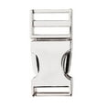 thumbnail image 2 of Metal Bag Webbing Belt Buckle Clip Side Release Buckle Webbing Clasp Inner diameter 19mm Silver, 2 of 8