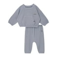 thumbnail image 2 of Modern Moments by Gerber Baby Boy Top and Pant Outfit Set with Kanga Pocket, 2-Piece, Sizes 0/3 Months - 24 Months, 2 of 15