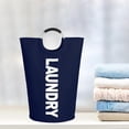 thumbnail image 1 of Cesta de vandería Grande de Te Oxford Almacenamiento Plegable con Asas Bolsa de 115 L Cesto de vandería Papelera de vandería Baoblaze Cesto de la ropa, 1 of 8