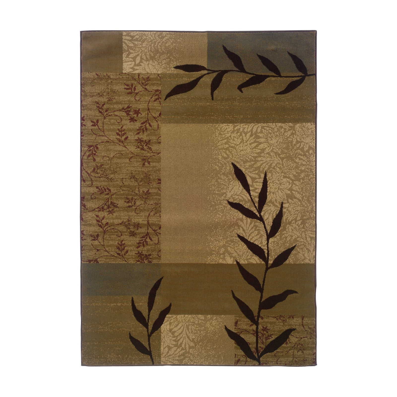 Oriental Weavers Tybee 2362J Gold/Beige Geometric Rectangle Indoor Area
