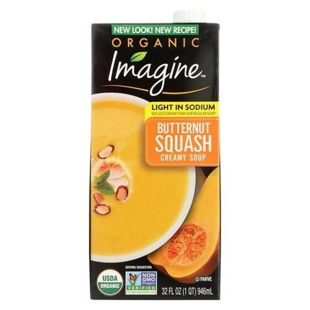 Imagine Foods Butternut Squash - Creamy Soup - Pack of 12 - 32