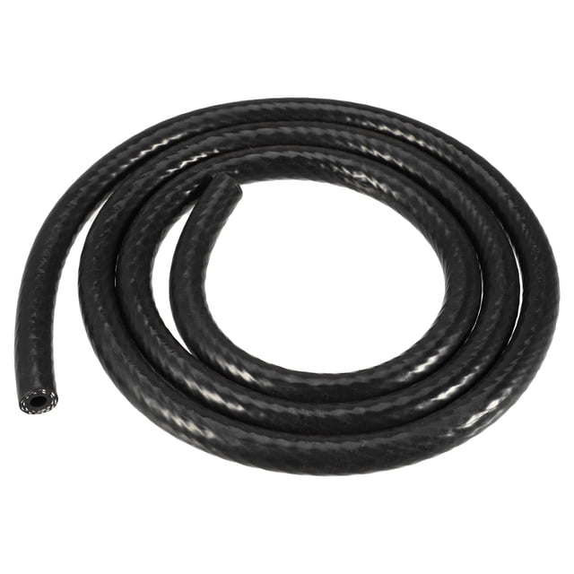 Coche Silicona Vacío Tubería Manguera LíneaNegro ID 6 mm 4,92 Pies Longitud