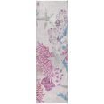 thumbnail image 2 of Addison Rugs Dream Shag Premium Machine Washable Transitional Coral Raspberry Runner Rug, 2'3" x 7'6", 2 of 8