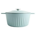 thumbnail image 4 of Martha Stewart Cocotte 4,7 L avec Couvercle, Bleu Martha, 4 of 9