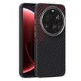 thumbnail image 1 of ABEEL For Xiaomi 15 Ultra Case Compatible with MagSafe Carbon Fiber Texture Back Cover - Black, 1 of 5