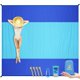 thumbnail image 1 of Manta BYDOLL de nailon sobredimensionada impermeable 198 x 280 cm, 1 of 6
