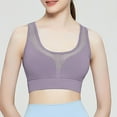 thumbnail image 2 of Everyday Bras for Women Work Out Attire for Women Profit Seamless Sports Bra Sports Bra Cups Athletic Clothes Workout Tops for Women Pack Athletic Wear for Women Yoga Sports Bras for Women Purple M, 2 of 9