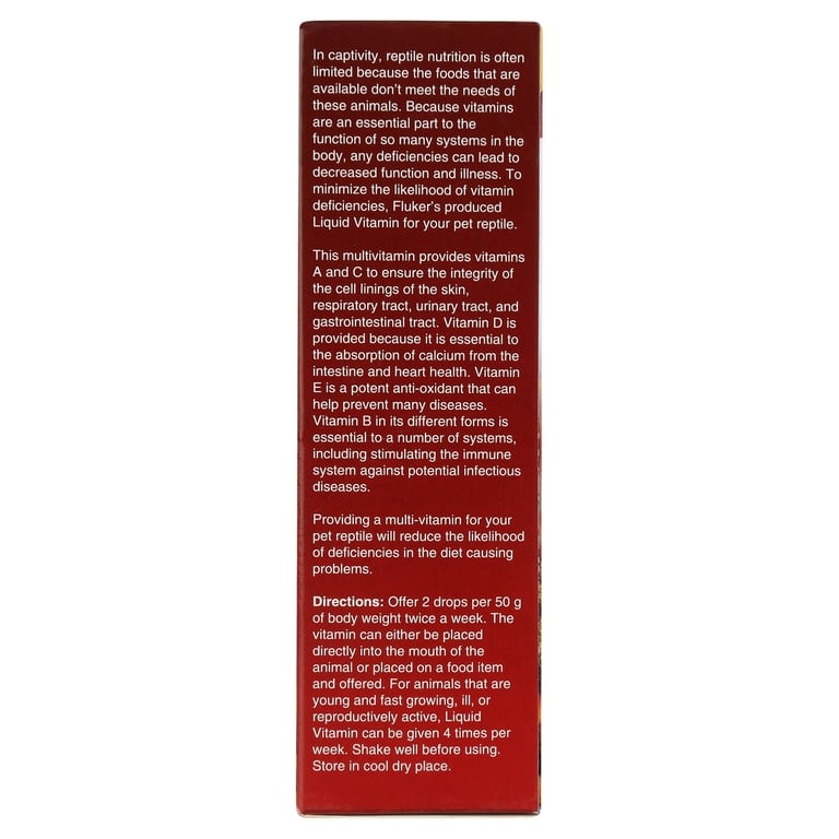 Fluker's top liquid vitamin