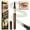 02 Brown, variant on HYLLai Four Prong Eyebrow Pencil – Waterproof, Smudge-Proof & Sweat-Resistant for Natural-Looking Brows, 05 Black