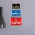 thumbnail image 2 of Signs ByLITA Classic Framed, No Storage Permitted Sign (Navy Blue / White) - Large, 2 of 6