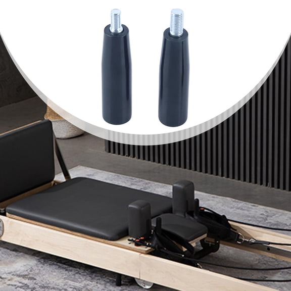 lacooooppia 1 Pair Rope Posts Pilates Reformer Machine Parts Glossy for Exercise Workout