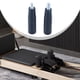 thumbnail image 1 of Piezas para cama de Pilates Reformer: 1 par de postes de cuerda, color negro brillante, con rosca , para entrenamiento básico en casa y gimnasio., 1 of 8