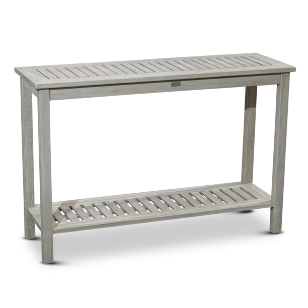 Dty Outdoor Living Longs Peak Eucalyptus Console Table Driftwood Gray Com - Driftwood Color Outdoor Furniture Dty Outdoor Living Longs Peak Eucalyptus Console Table Driftwood Gray Com - Driftwood Color Outdoor Furniture