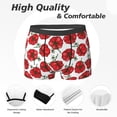 thumbnail image 2 of Men's Boxer Briefs, Cute Pumpkin Tomato Soft Comfy Mens Underwear Boxer Briefs Breathable With Widen Waist, 2 of 7
