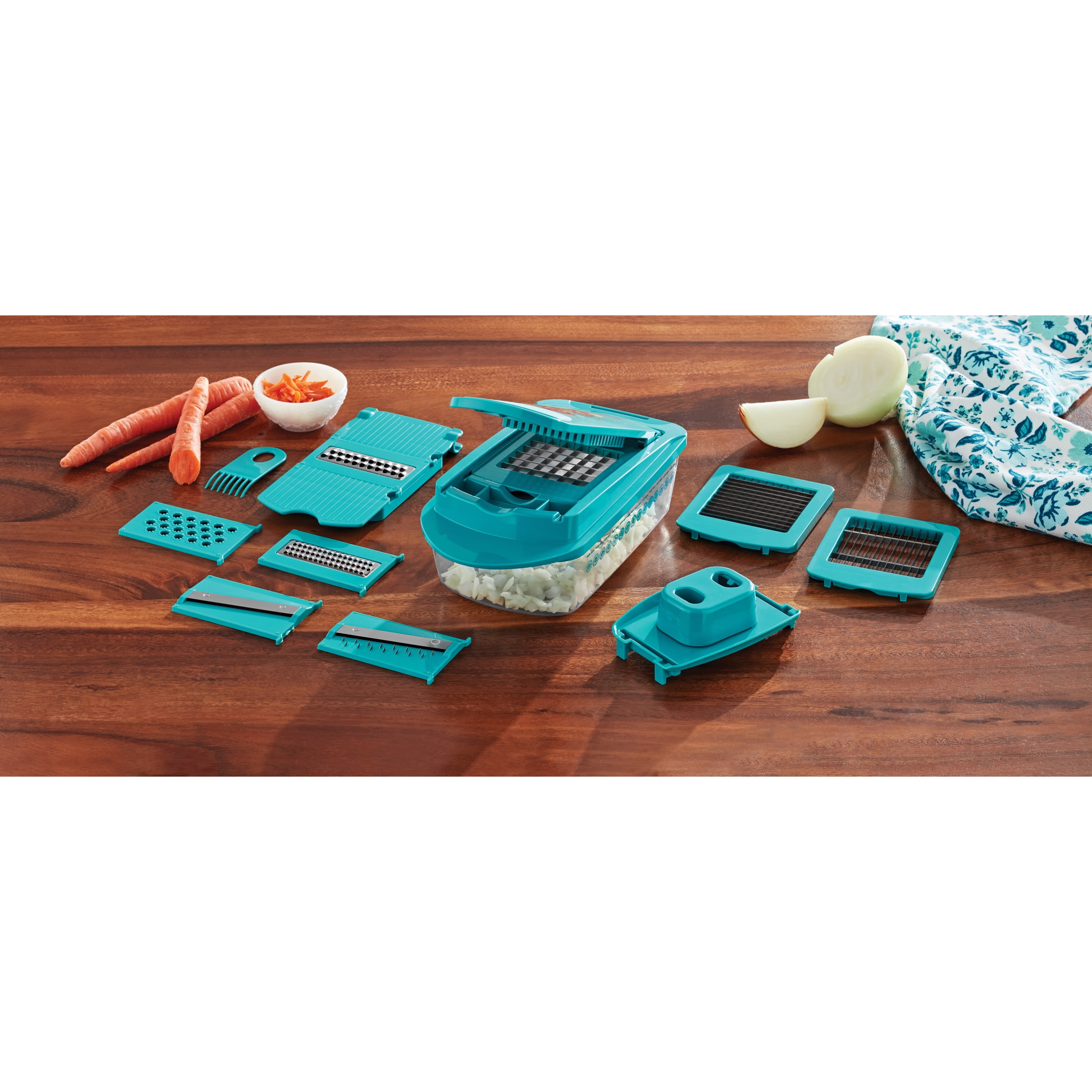 The Pioneer Woman Vintage Floral 8-in-1 Food Slicer & Chopper