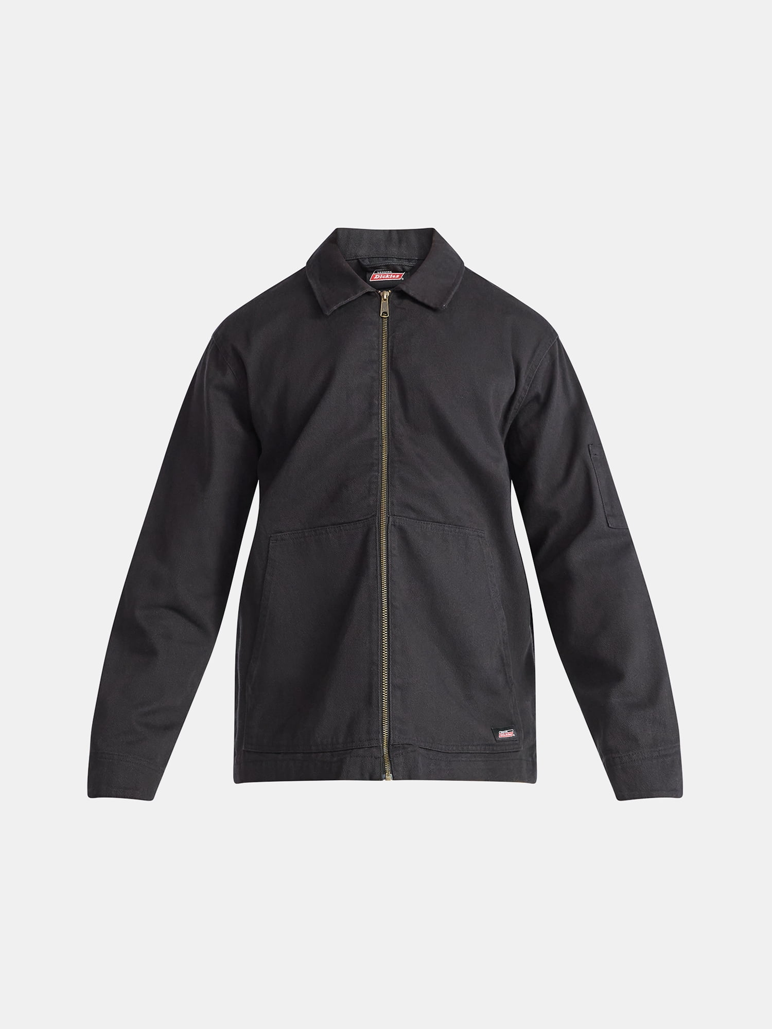 Genuine Dickies Men’s Cotton Twill Zip Jacket, Lightweight, Sizes S-3XL