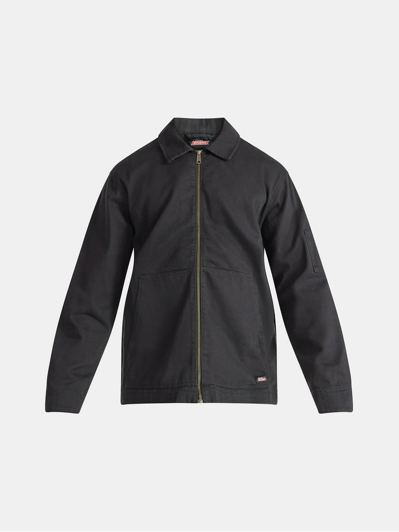 Genuine Dickies Men's Cotton Twill Zip Jacket, Lightweight, Sizes