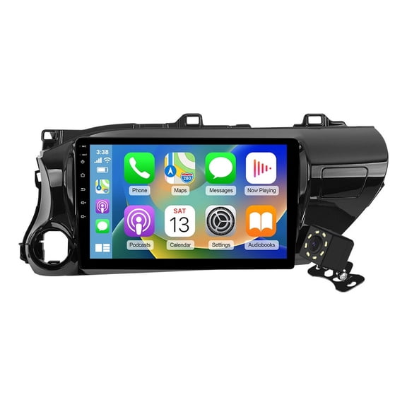 Torovo Car Radio Stereo 4 64g for Toyota Hilux 2016-2022 Qled Carplay