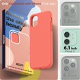 thumbnail image 2 of UTAH-Silicone Case for iPhone 11 Case, Liquid Silicone Protective Phone Case Cover (Full Body, Soft Case with Microfiber Lining) Compatible with iPhone 11 6.1" (Pink Citrus), 2 of 4