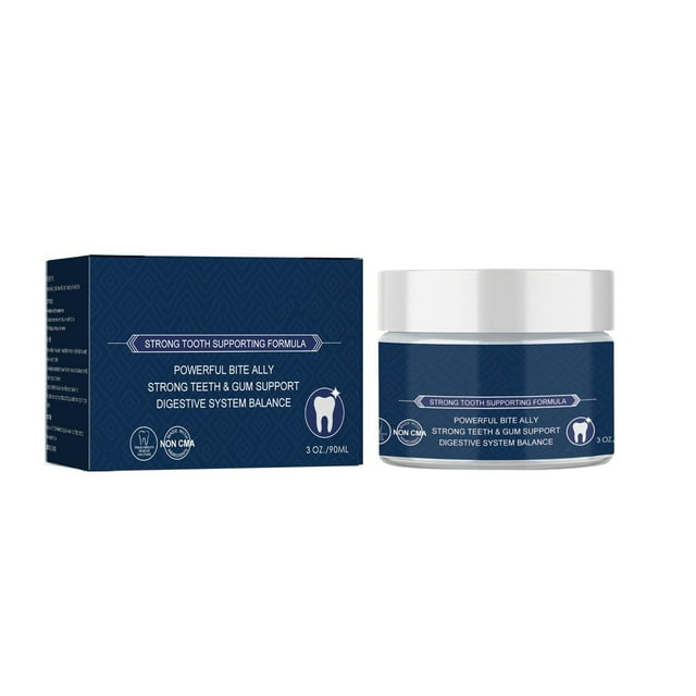 Btomtd Stain-removing Improves Yellow Teeth Fresh Breath Bad Breath White Teeth Tooth Powder, blue