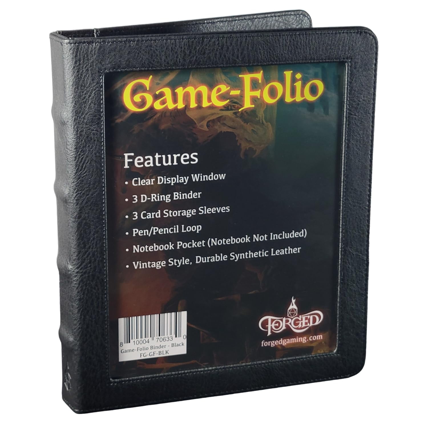 d&d spell card binder Forged Dice Co. Curiosities Cache Monster & Spellcard Organizer With Pages ring pages and accessories. d&d spell card binder Dragon