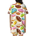 thumbnail image 3 of Xecao Color Donut print Swimsuit for women, Summer-ready, sporty style.Quick-dry fabric. Many sizes & colors., 3 of 9