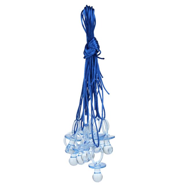 10 Unids Lindo Chupete Grande Colgantes Collares de Cumpleaños de Bienvenida Al Bebé Azul BLESIY Collar grande del chupete