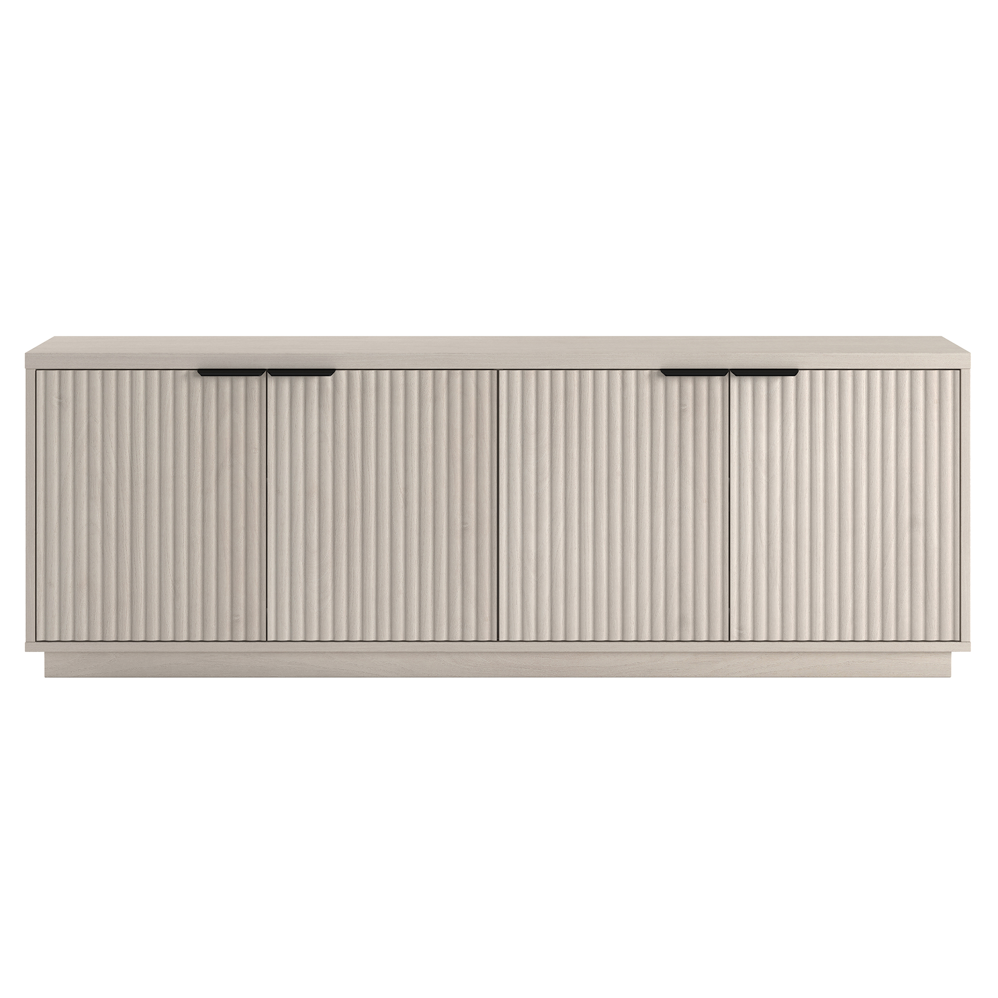 Mansfield Rectangular TV Stand for TV's up to 78" in Alder White