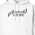 thumbnail image 3 of Inktastic Juneteenth 6-19-1865 Adult Hoodie Sweatshirt, 3 of 4