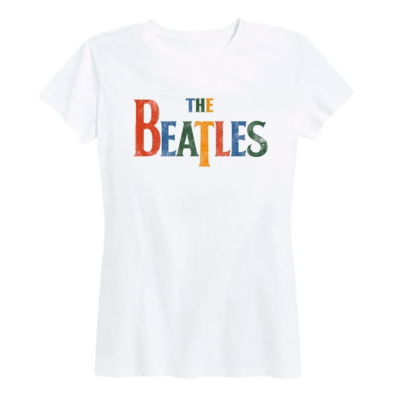 The Beatles - Colorful Logo - Women's Short Sleeve Graphic T-Shirt