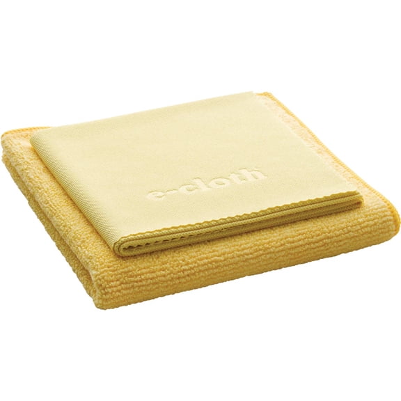 E-Cloth Bathroom Cleaning Cloth Microfibre - Reusable - 2 Pack, Yellow